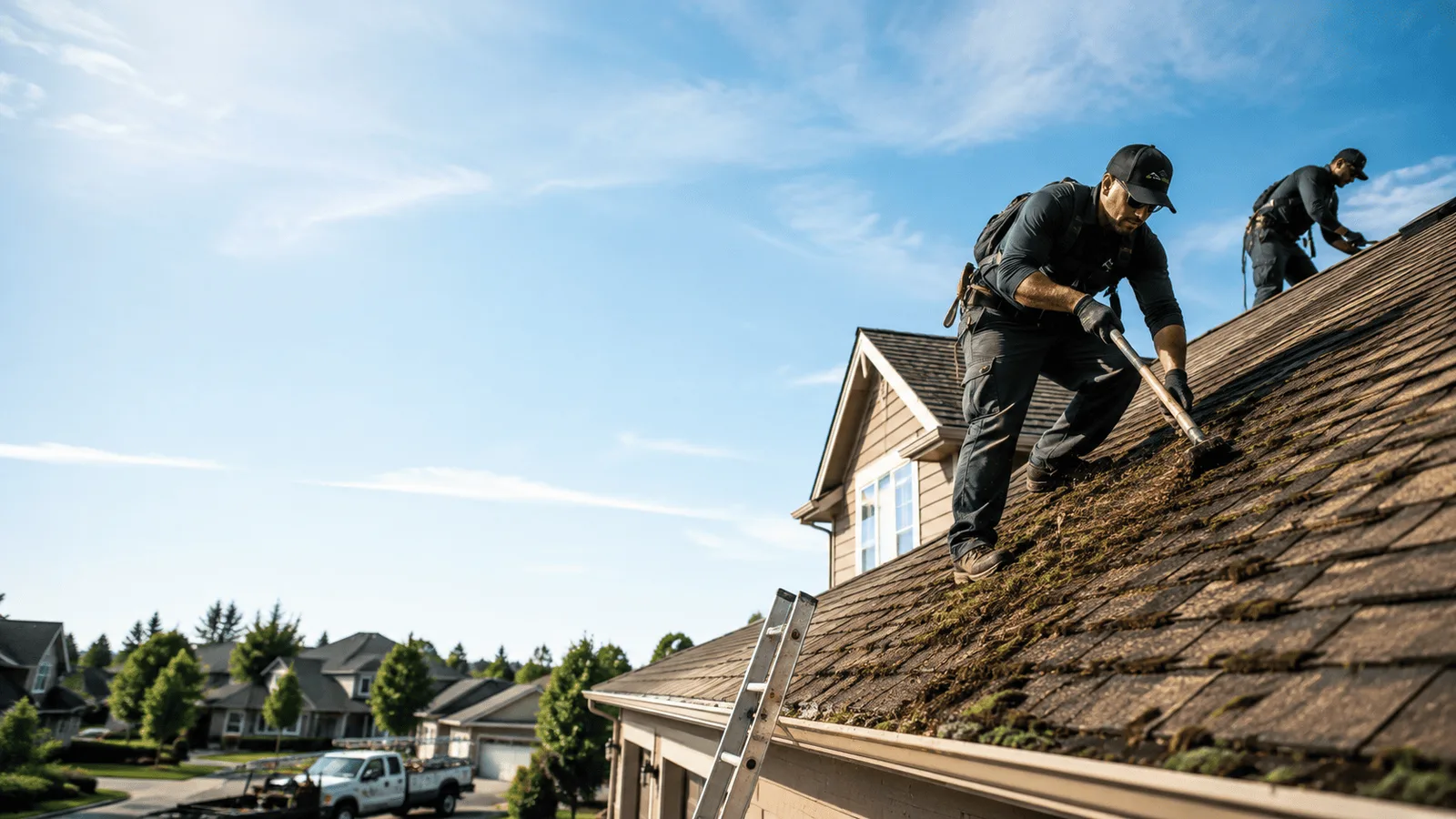Roof Moss Removal in Indiana near me